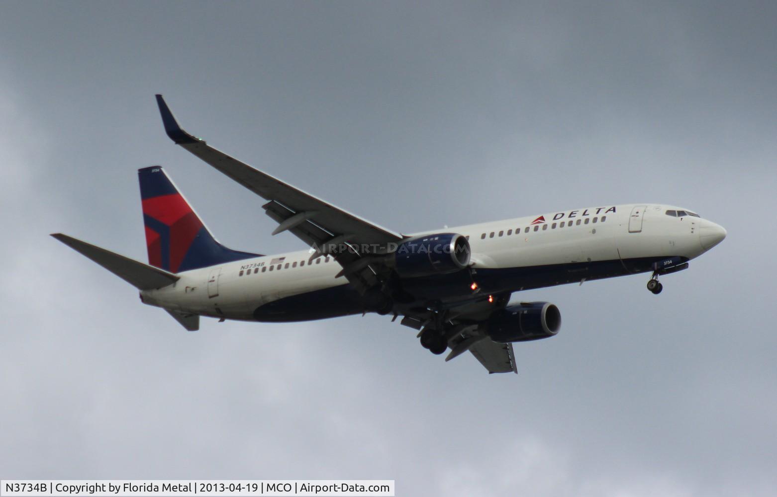 N3734B, 2000 Boeing 737-832 C/N 30776, Delta 737-800
