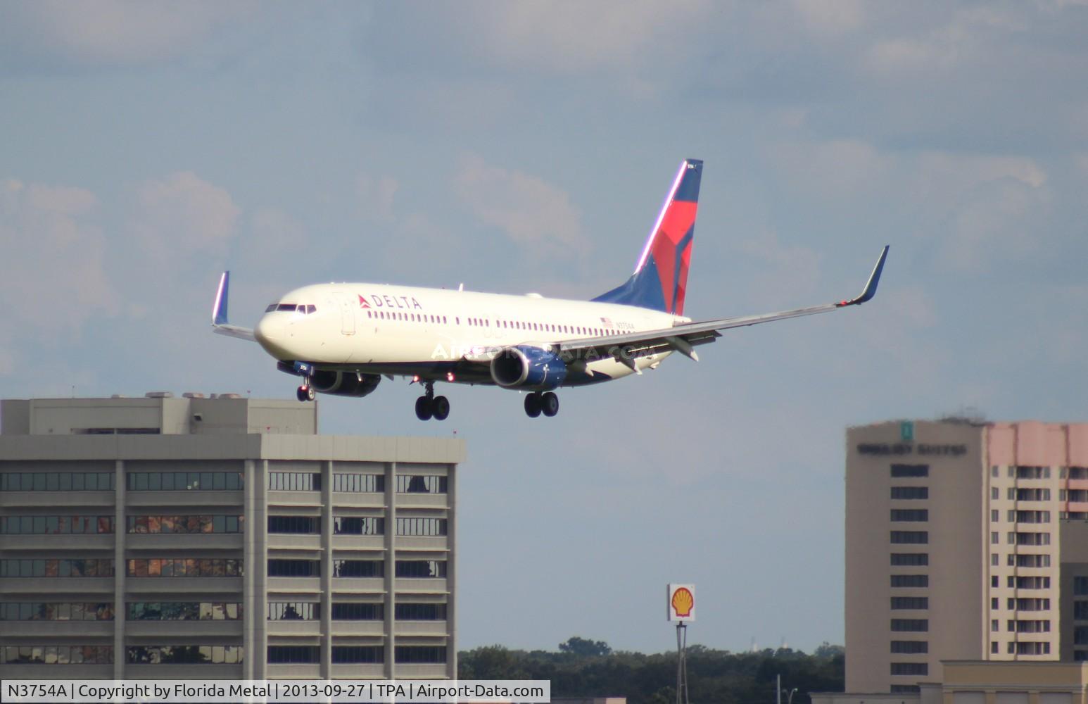 N3754A, 2001 Boeing 737-832 C/N 29626, Delta 737-800
