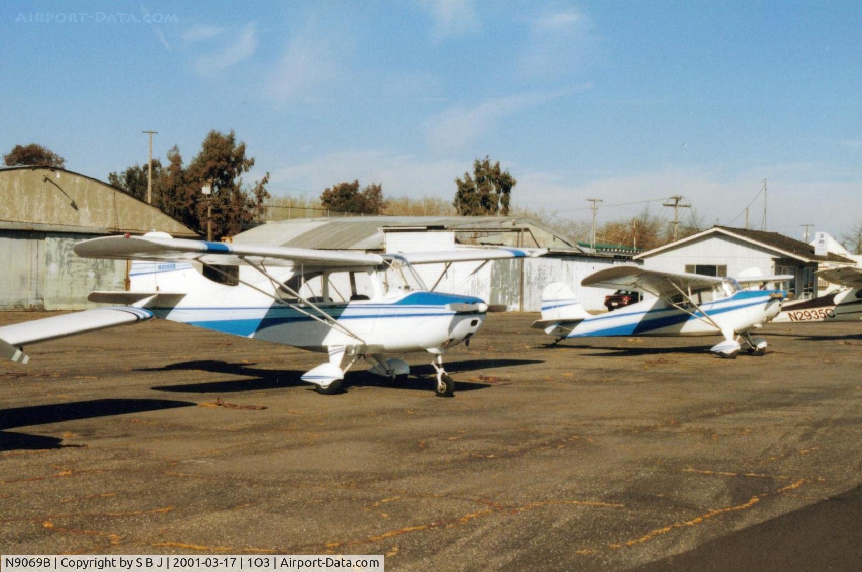 N9069B, 1958 Champion 7FC C/N 7FC-153, A stop for lunch at the Lodi Linds airport  in Lodi,Ca.