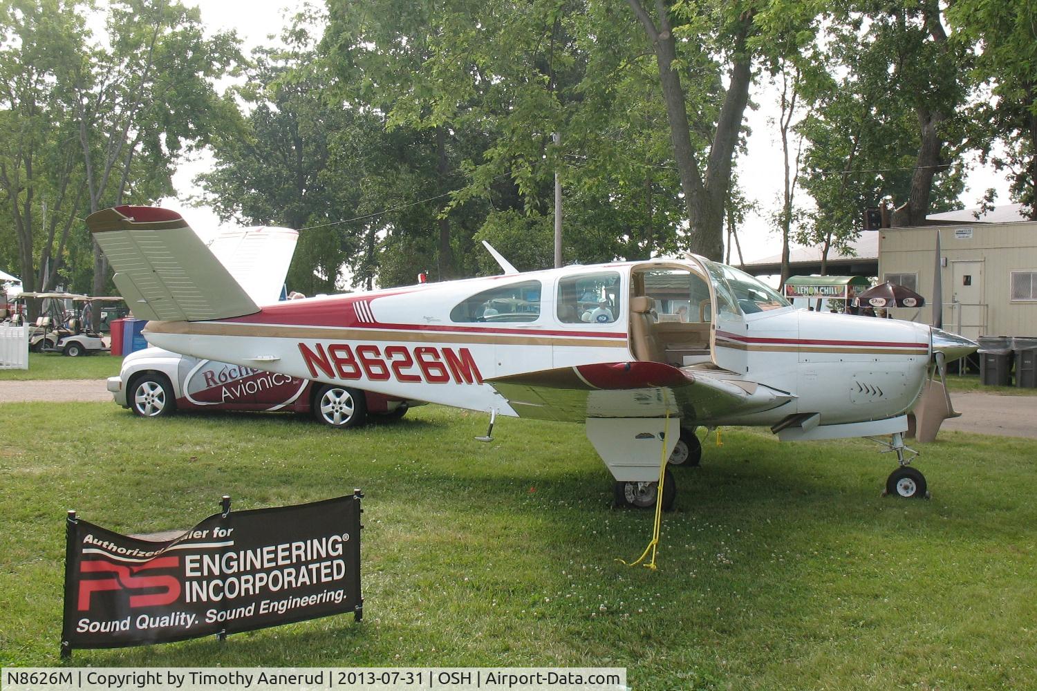 N8626M, 1963 Beech P35 Bonanza C/N D-7242, 1963 Beech P35, c/n: D-7242