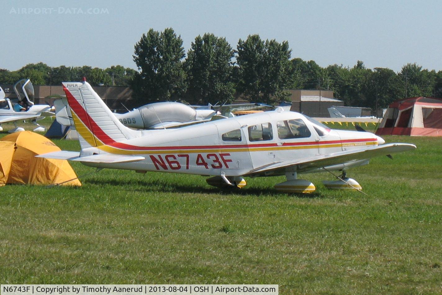 N6743F, 1976 Piper PA-28-151 C/N 28-7715176, 1976 Piper PA-28-151, c/n: 28-7715176