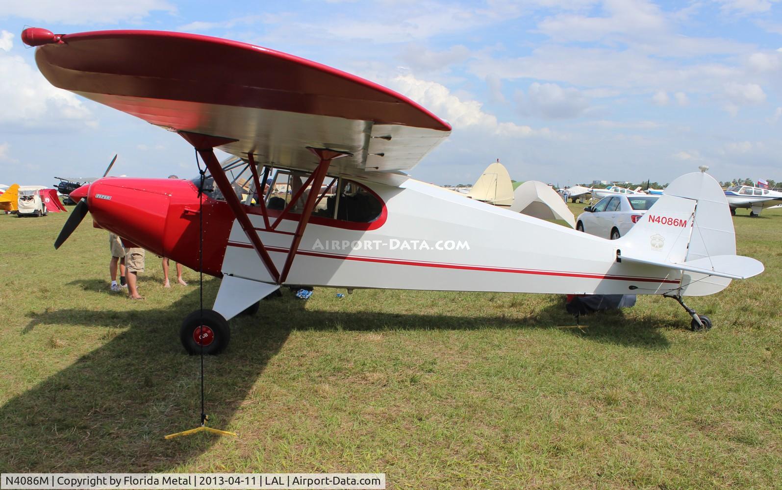 N4086M, 1947 Piper PA-12 Super Cruiser C/N 12-2969, Piper PA-12 on vintage line at Sun N Fun
