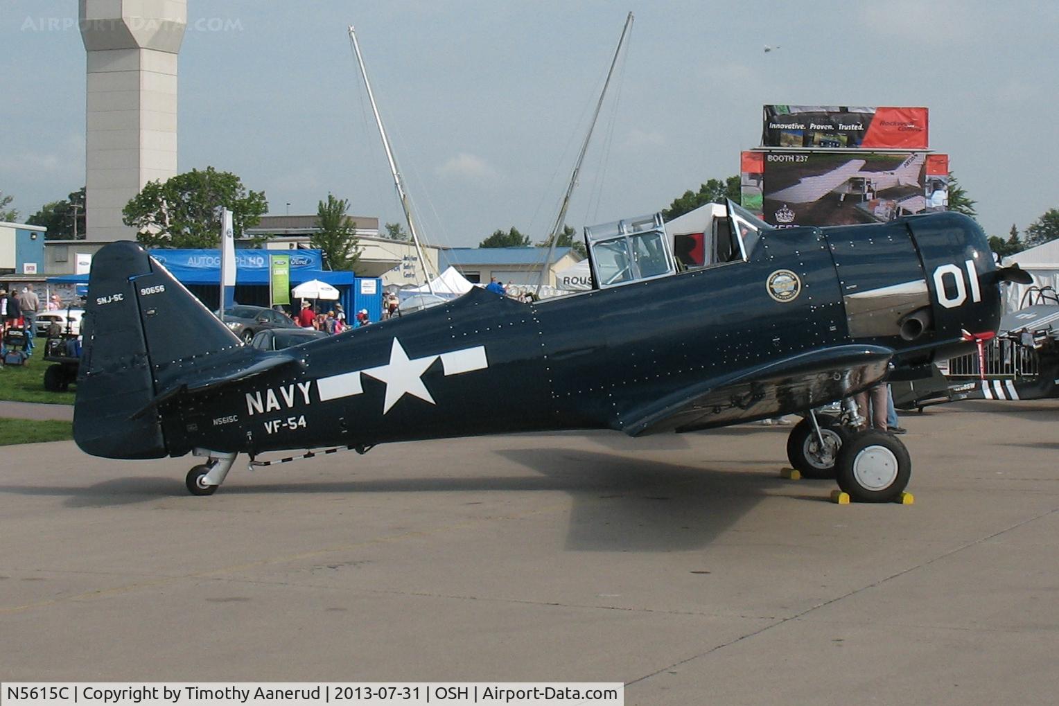 N5615C, 1942 North American SNJ-5C (AT-6D) Texan C/N 88-17654, North American SNJ-5C, c/n: 90656