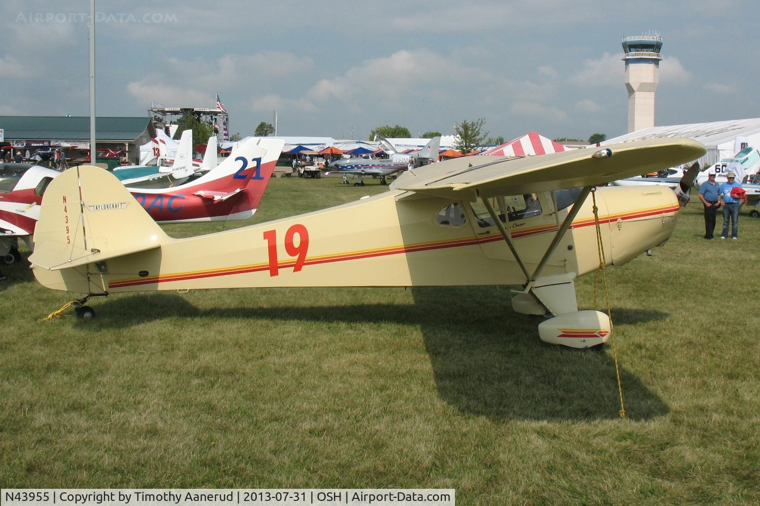 N43955, 1946 Taylorcraft BC12-D C/N 7614, 1946 Taylorcraft BC12-D, c/n: 7614
