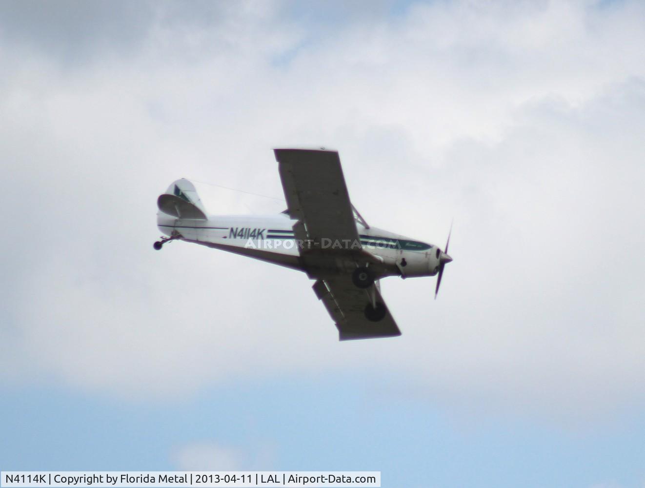 N4114K, 1966 Piper PA-25-235 C/N 25-4043, Piper PA-25 on a high approach into Sun N Fun