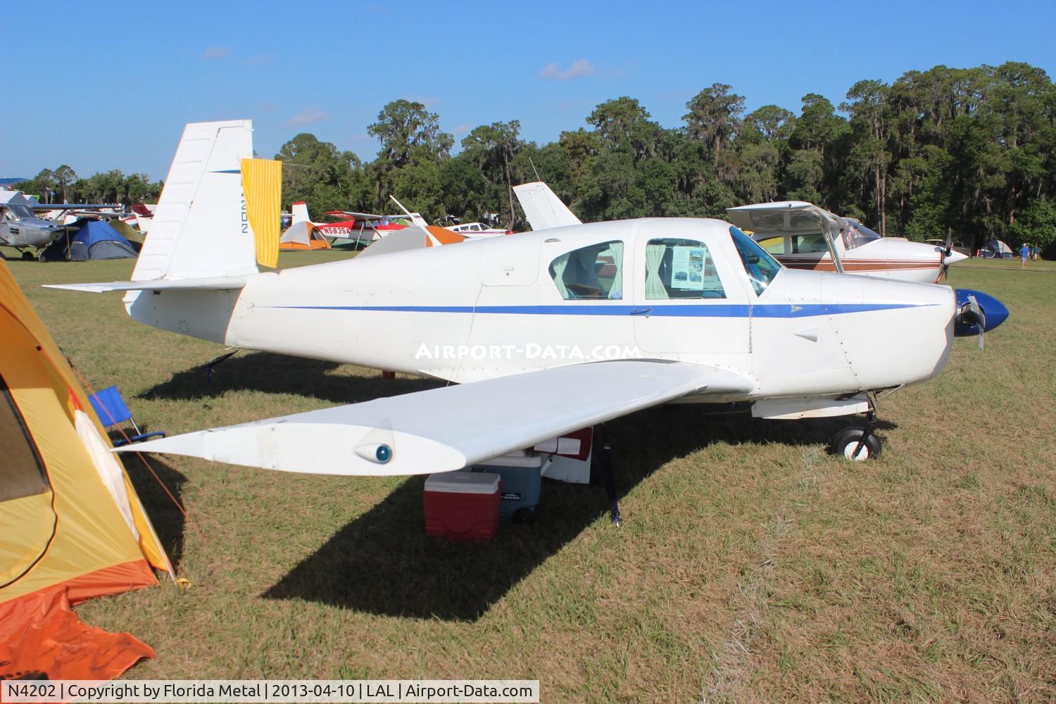 N4202, 1955 Mooney M20 C/N 1004, Mooney M20