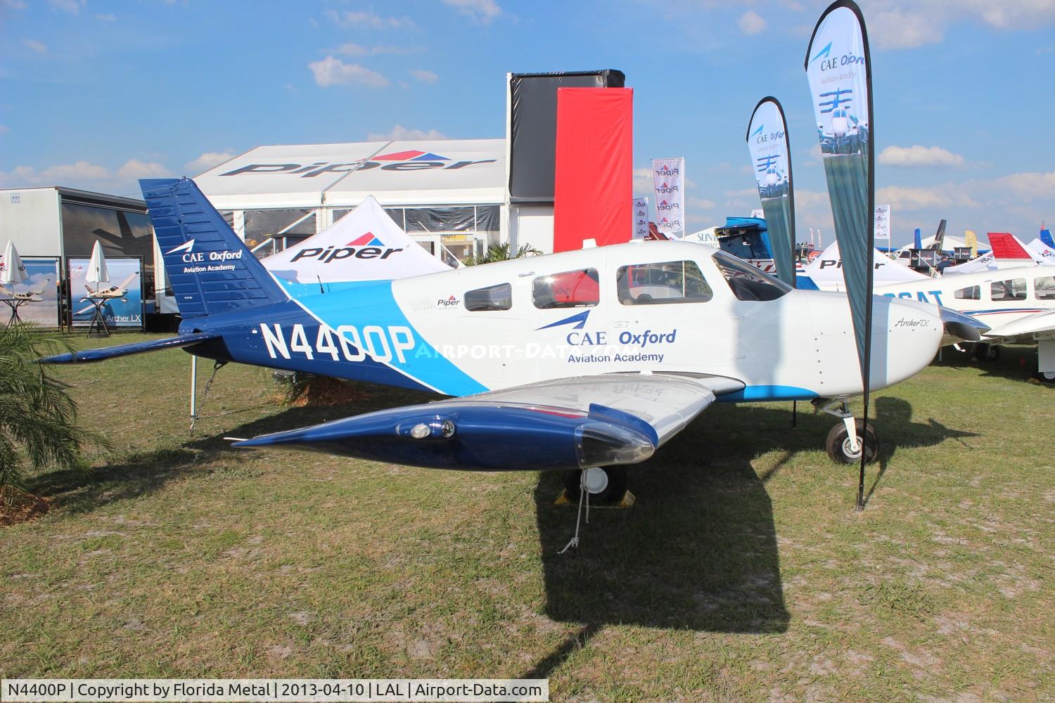 N4400P, 2013 Piper PA-28-181 Archer C/N 2843711, PA-28-181 at Sun N Fun