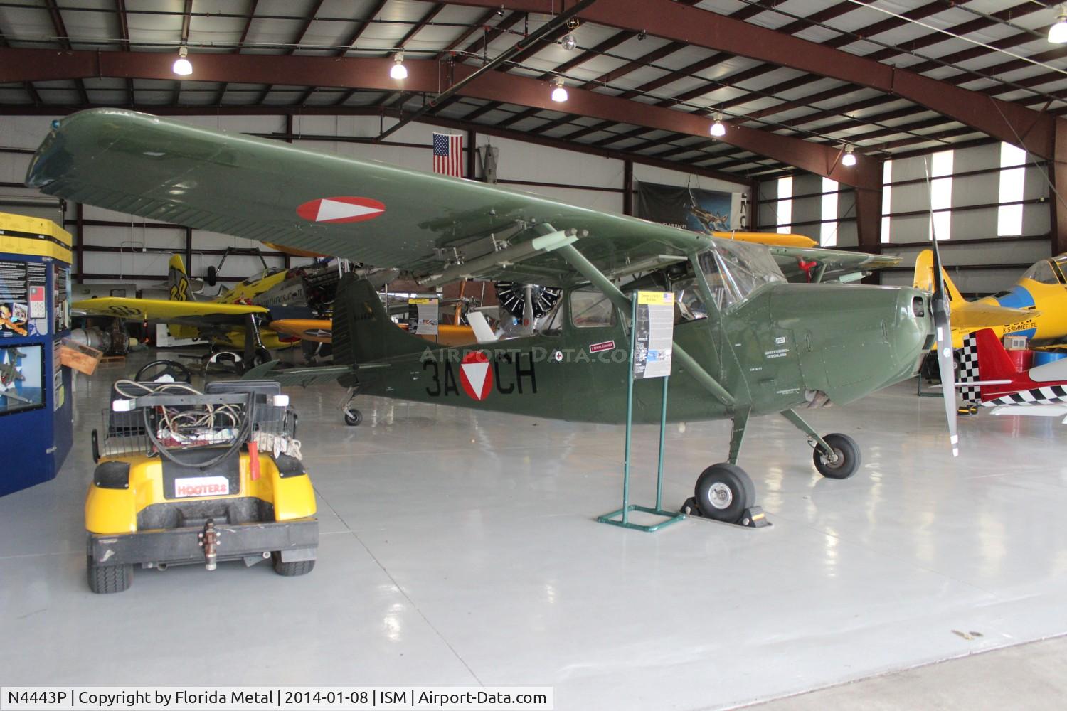 N4443P, 1951 Cessna L-19 O-1 Bird Dog C/N 23079, Piper L-19 at Kissimmee Air Museum