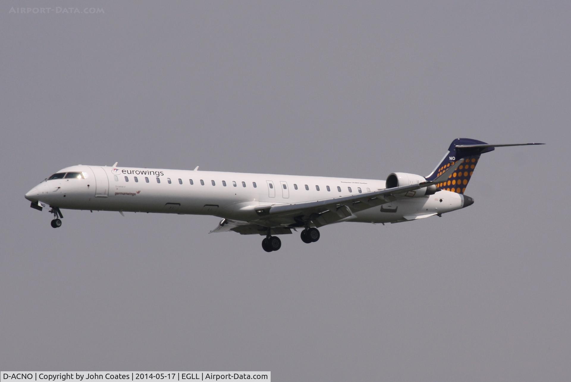 D-ACNO, 2010 Bombardier CRJ-900 NG (CL-600-2D24) C/N 15255, Finals 27L