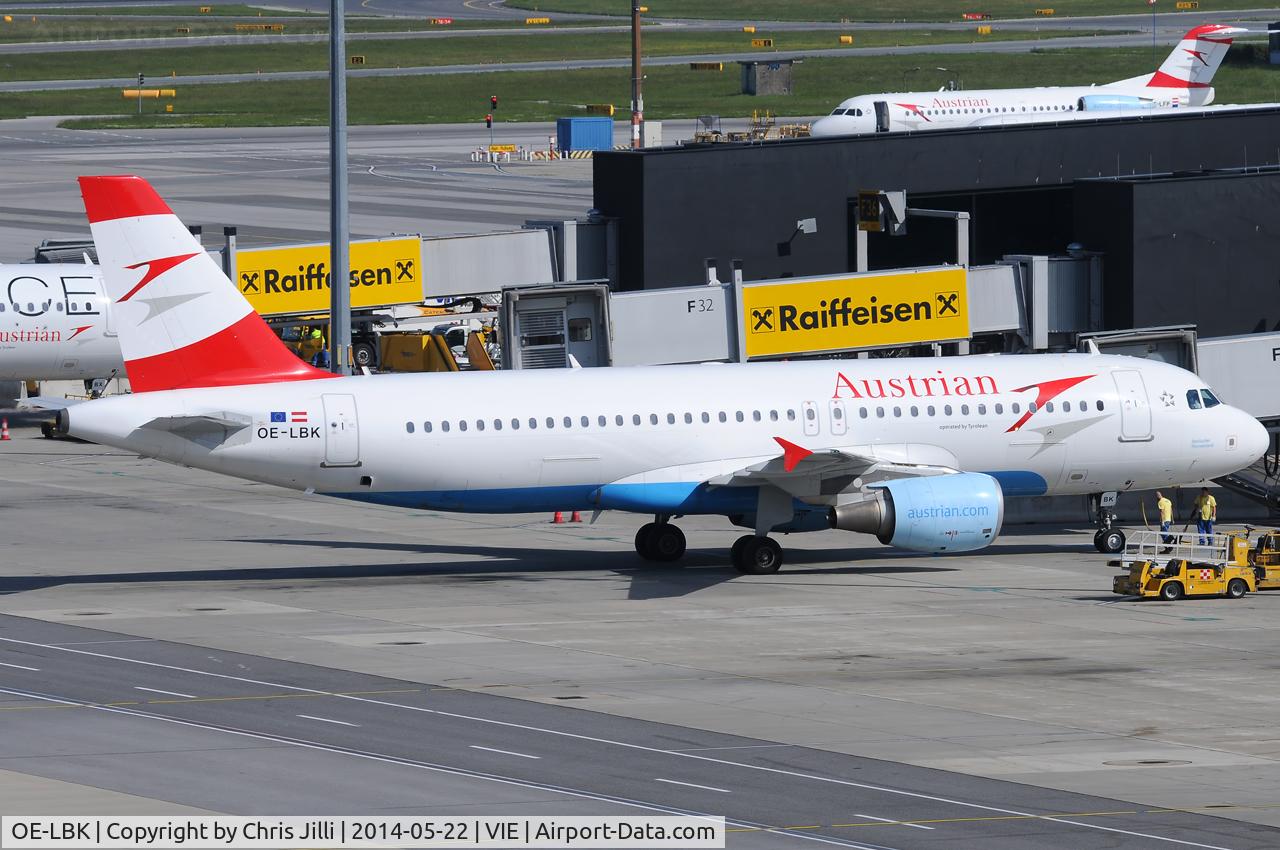 OE-LBK, 2003 Airbus A320-214 C/N 1931, Austrian Airlines