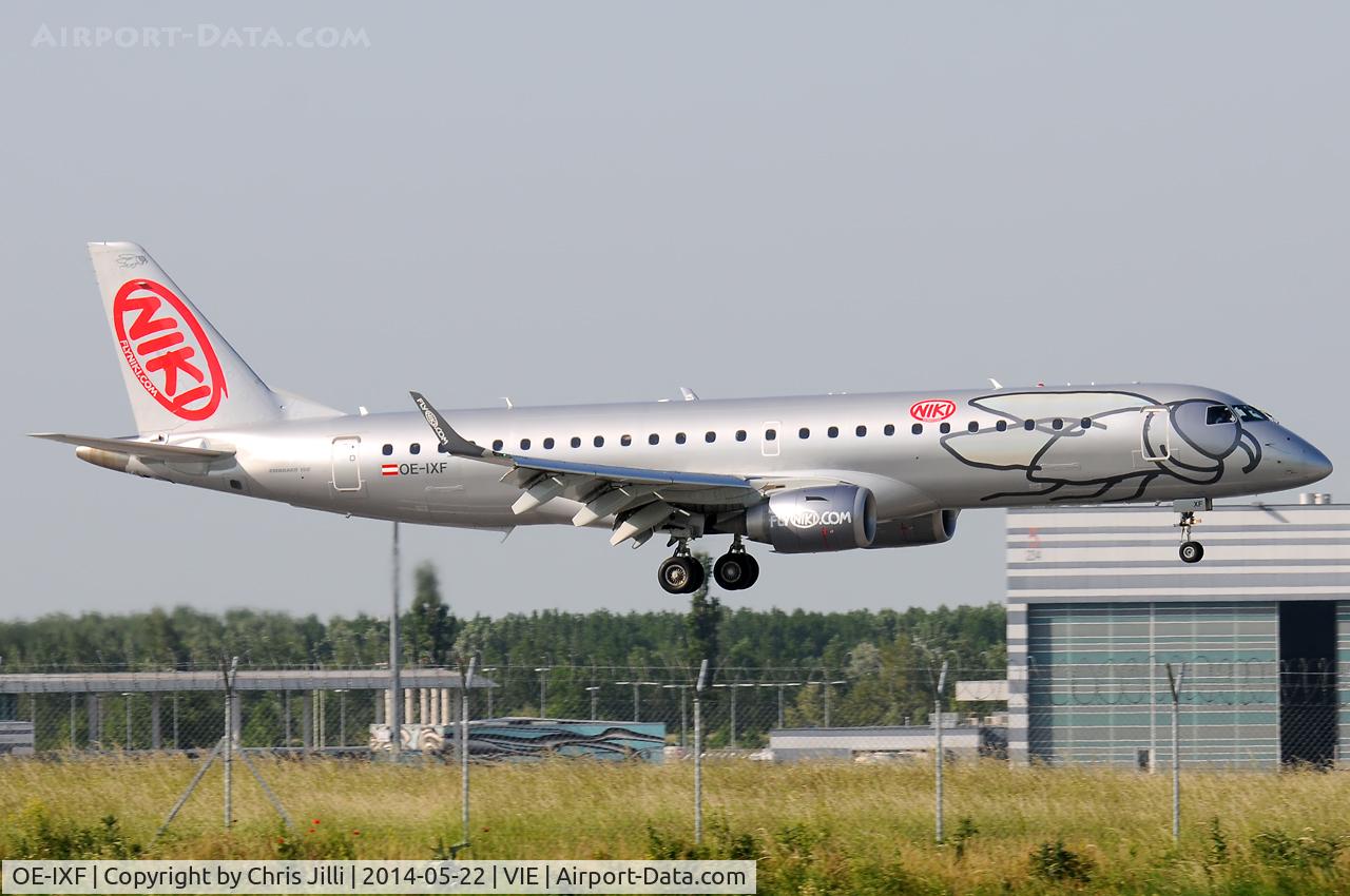 OE-IXF, 2011 Embraer 190LR (ERJ-190-100LR) C/N 19000420, NIKI