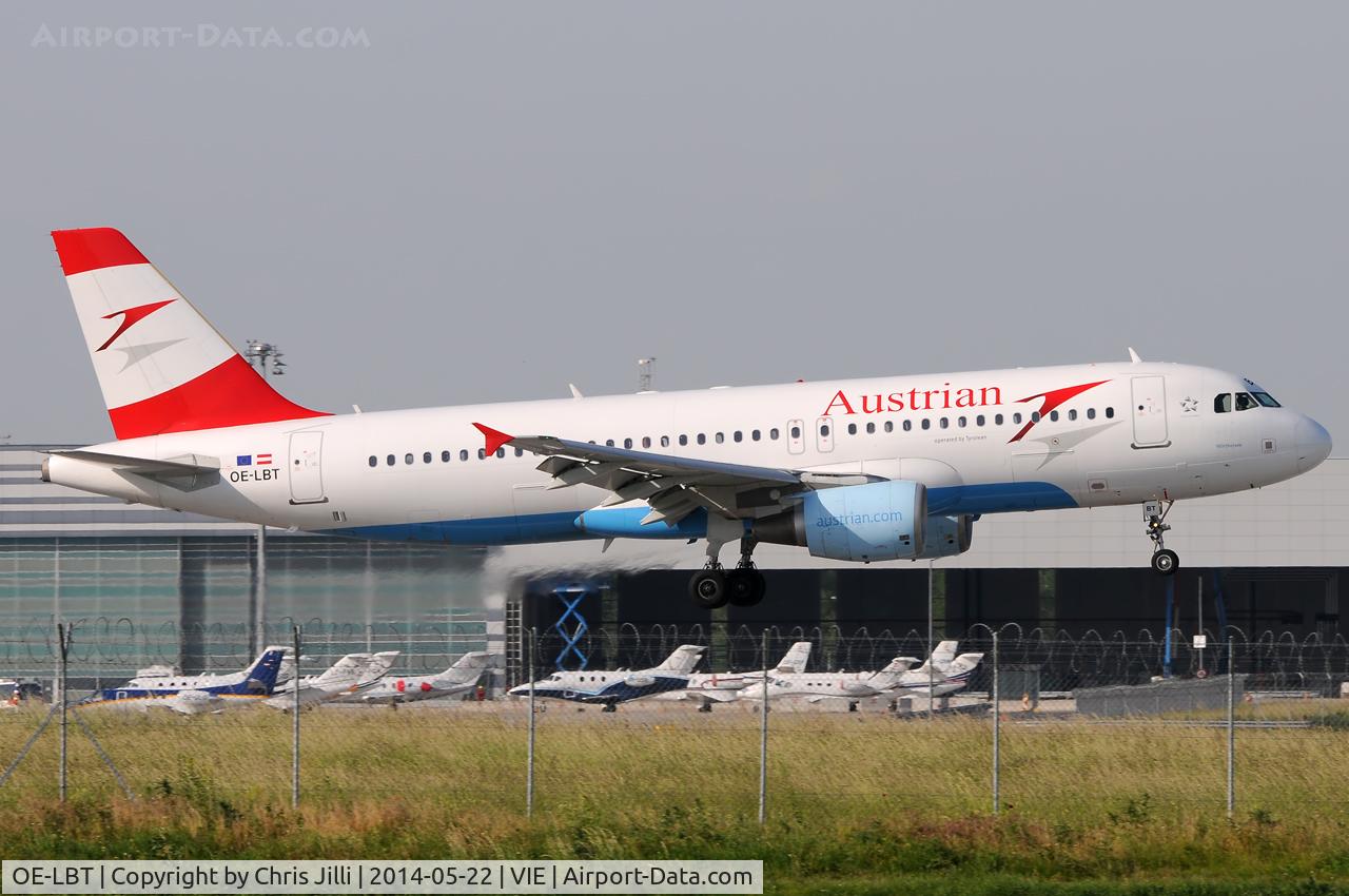 OE-LBT, 2000 Airbus A320-214 C/N 1387, Austrian Airlines