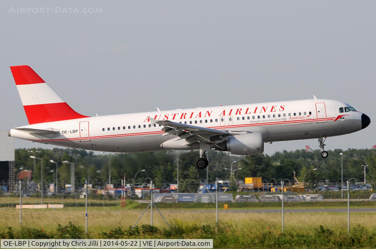 OE-LBP, 1998 Airbus A320-214 C/N 797, Austrian Airlines