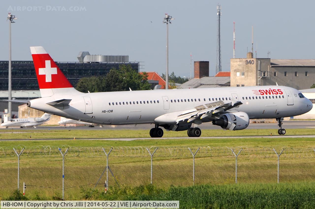 HB-IOM, 2010 Airbus A321-212 C/N 4534, Swiss