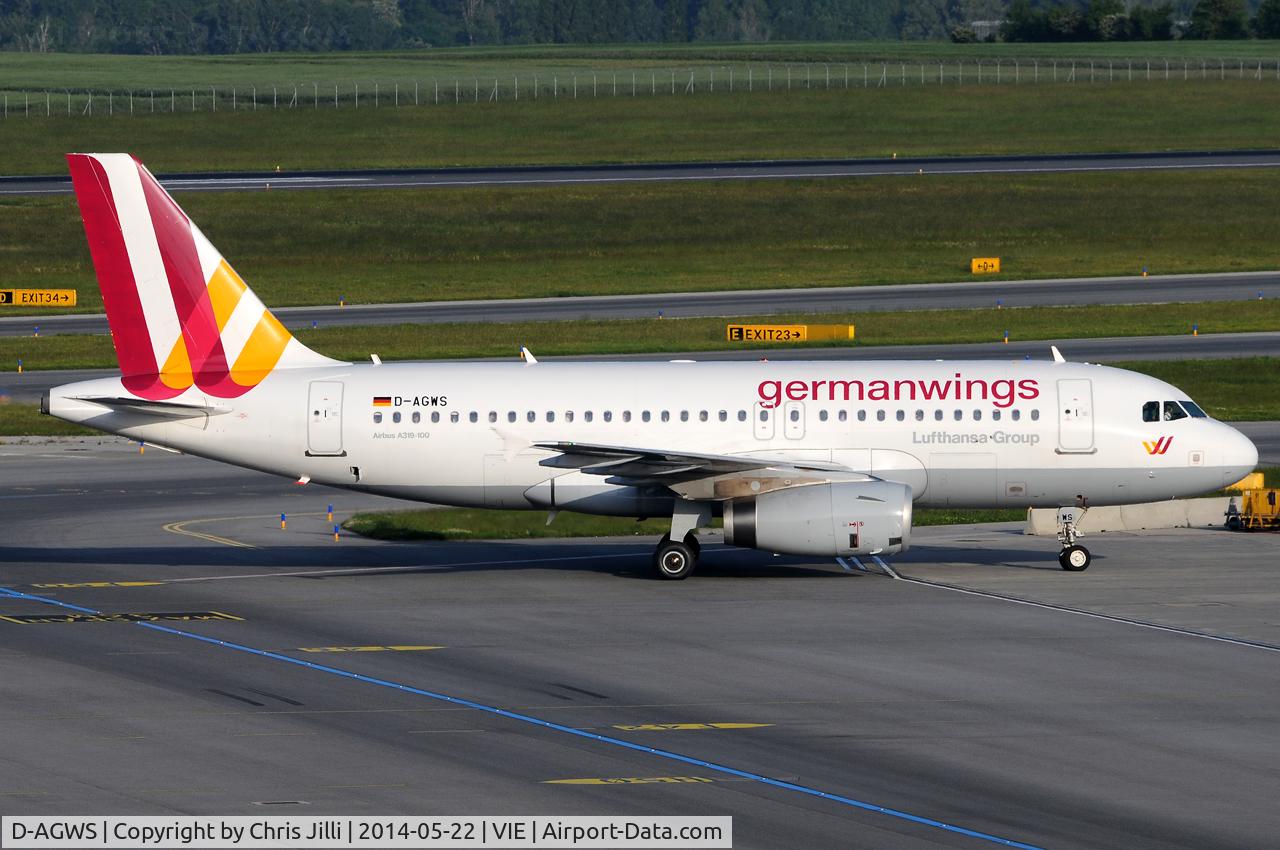 D-AGWS, 2012 Airbus A319-132 C/N 4998, Germanwings
