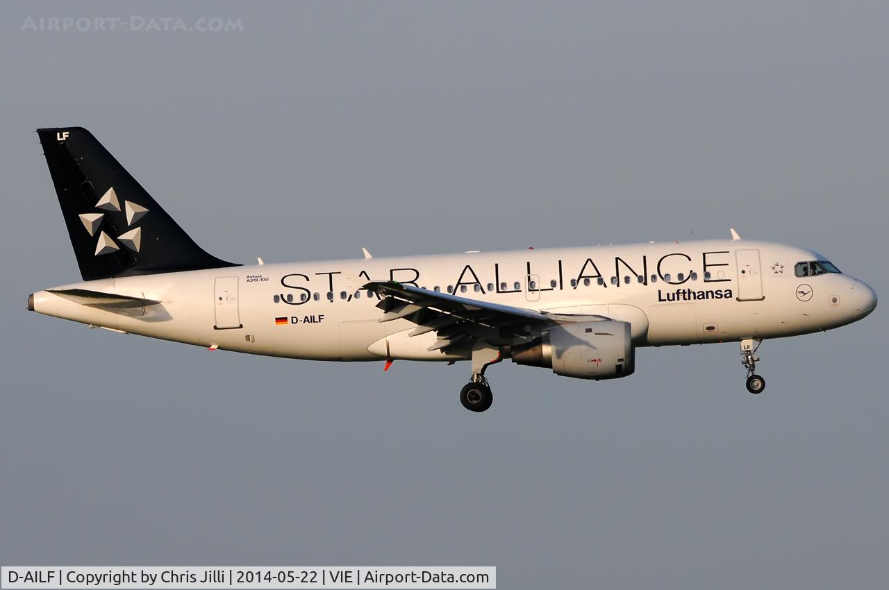D-AILF, 1996 Airbus A319-114 C/N 636, Lufthansa