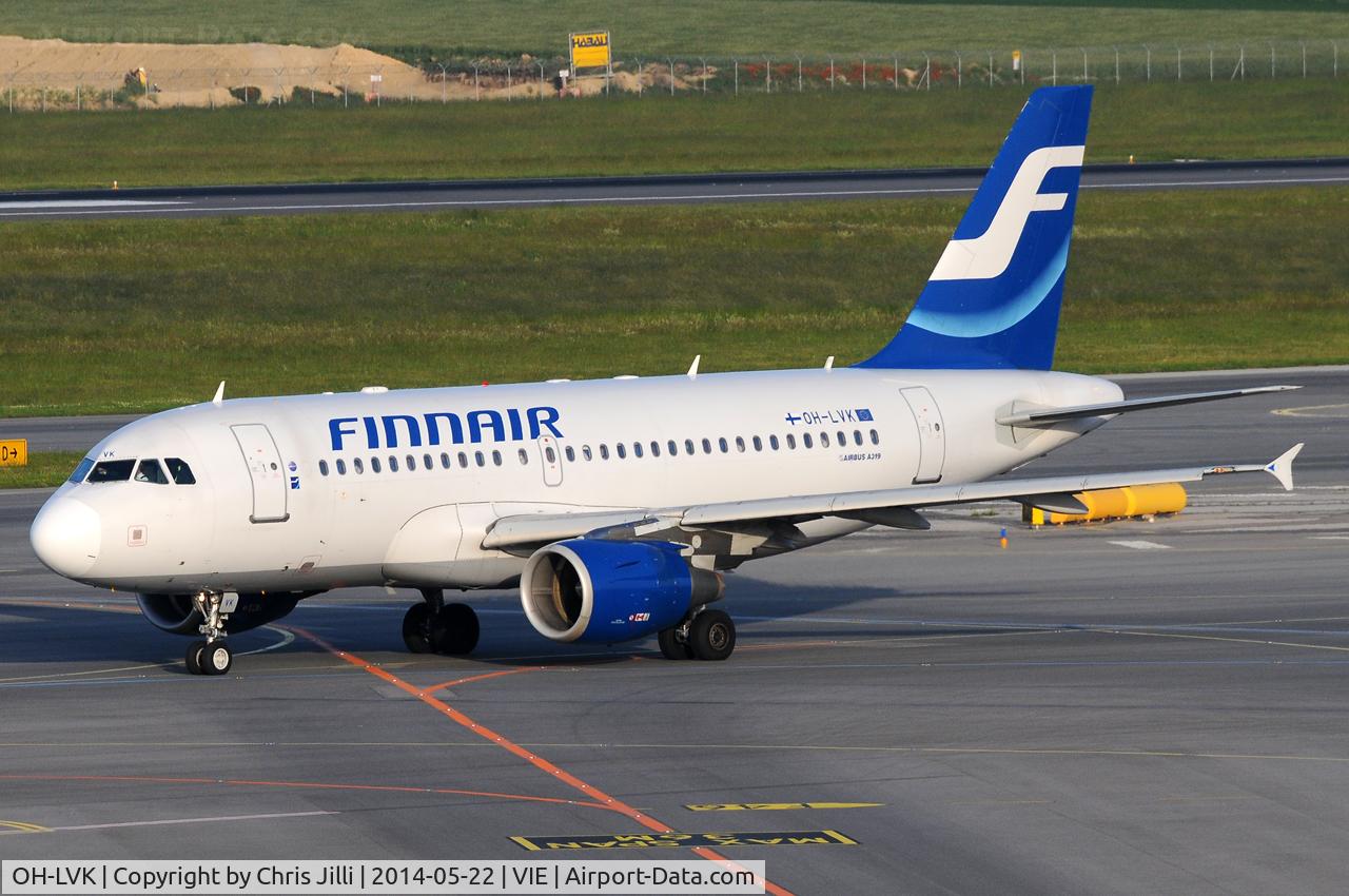 OH-LVK, 2004 Airbus A319-112 C/N 2124, Finnair