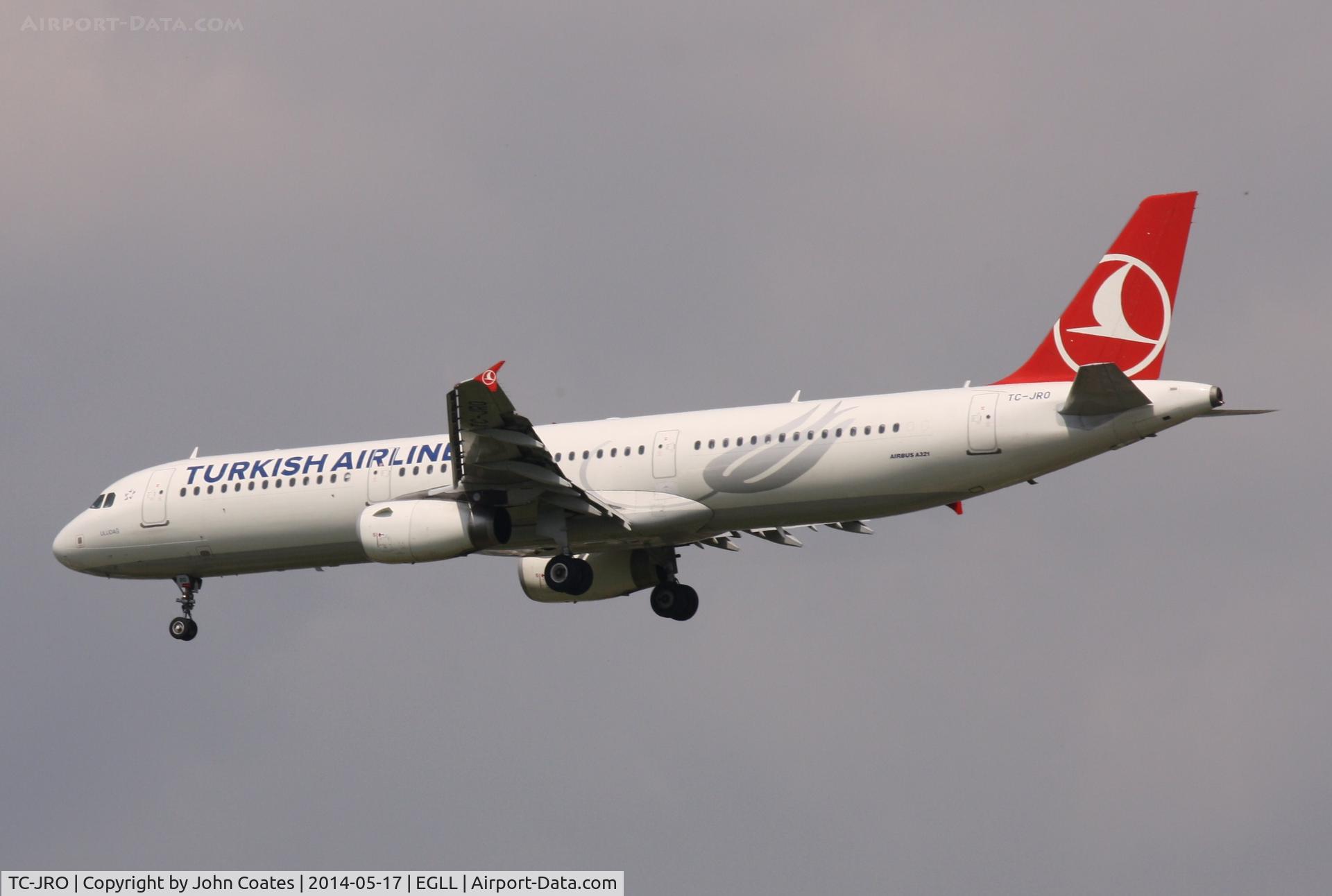 TC-JRO, 2011 Airbus A321-231 C/N 4682, Arriving 27L