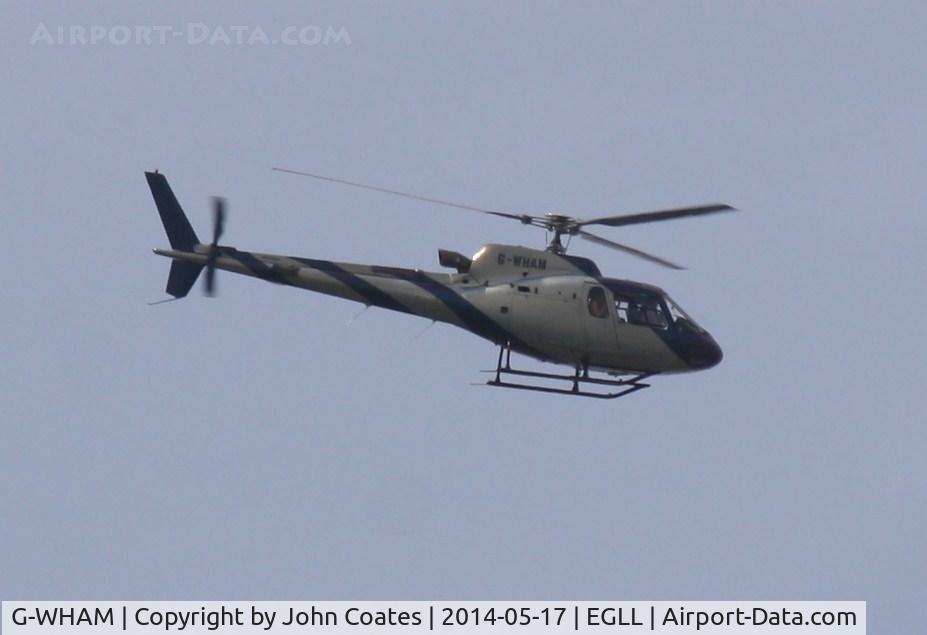 G-WHAM, 2001 Eurocopter AS-350B-3 Ecureuil Ecureuil C/N 3494, Crossing S to N
