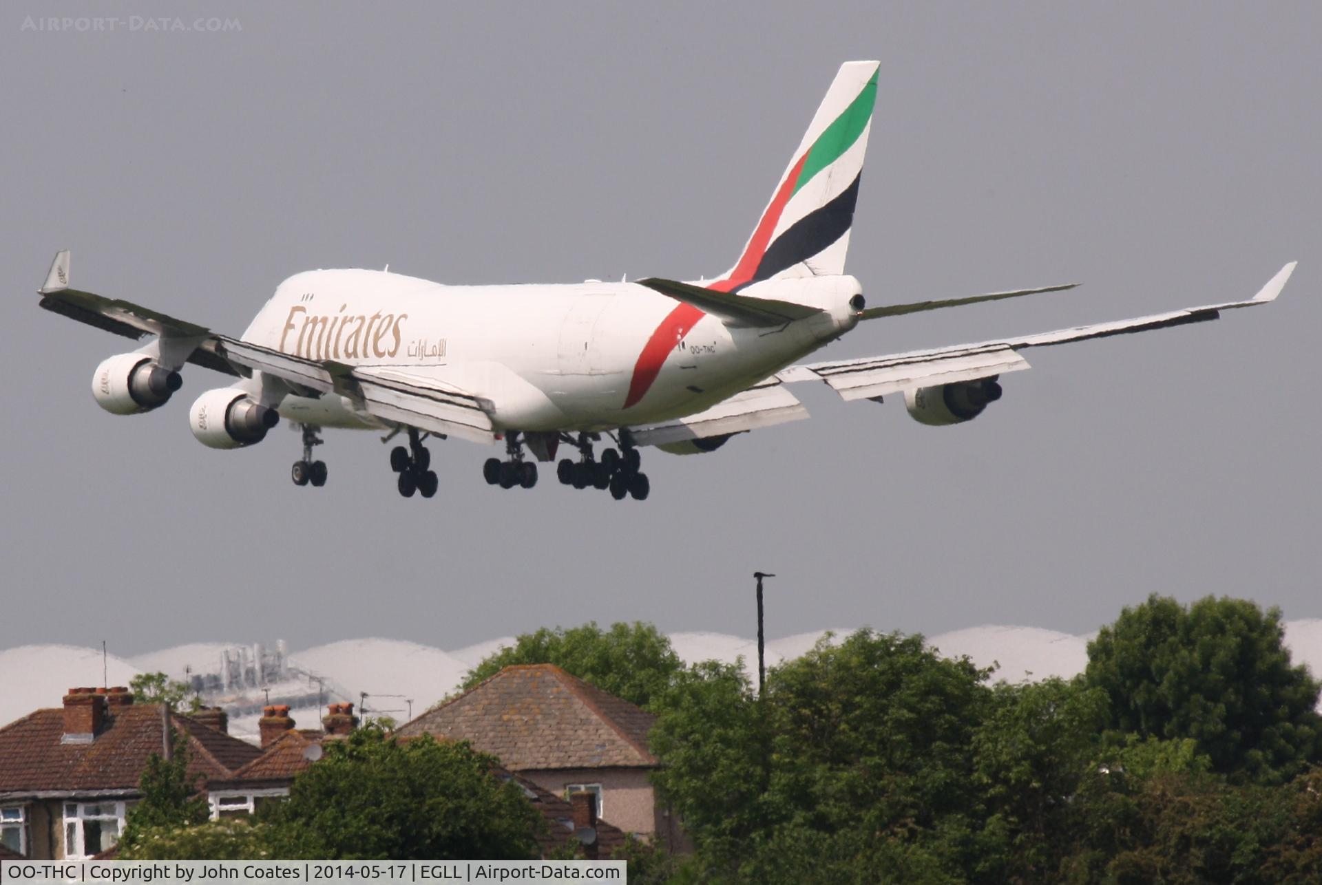 OO-THC, 2007 Boeing 747-4HAERF C/N 35235, Almost there