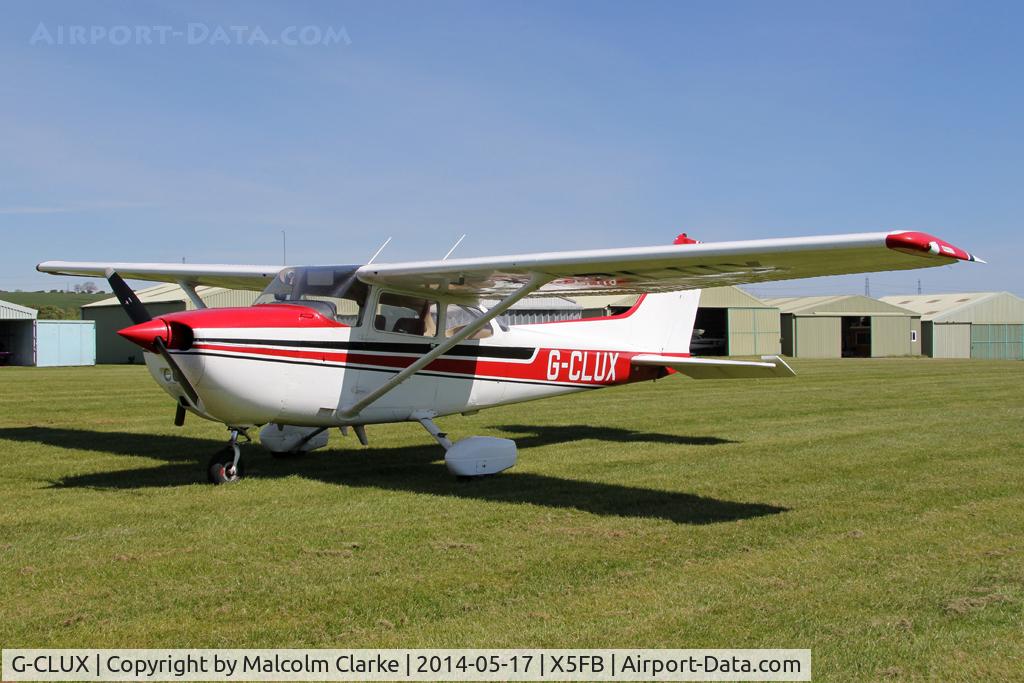 G-CLUX, 1980 Reims F172N Skyhawk C/N 1996, Reims F172N Skyhawk, Fishburn Airfield UK, May 2014.