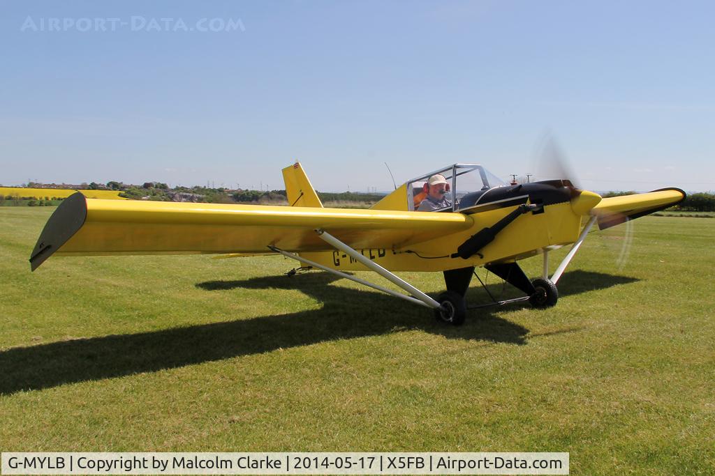 G-MYLB, 1993 Team Mini-Max 91 C/N PFA 186-12419, Team Minimax 91, Fishburn Airfield UK, may 2014.