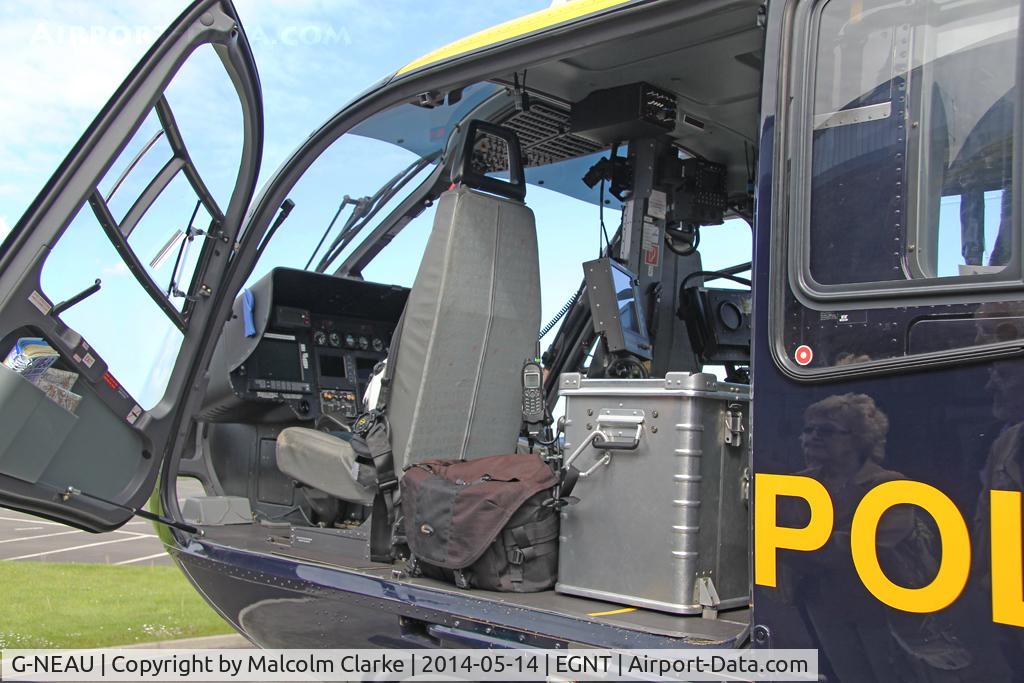 G-NEAU, 2004 Eurocopter EC-135T-2 C/N 0333, Eurocopter EC-135T-2 at the NPAS (National Police Air Service) facility at Newcastle Airport. May 14th 2014.