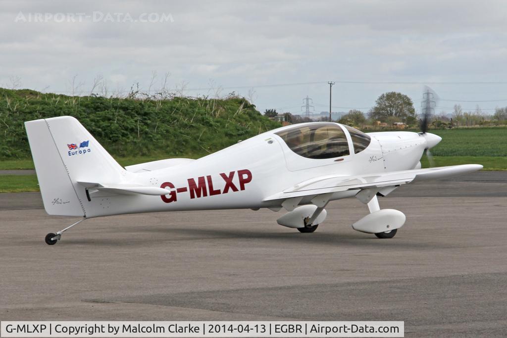 G-MLXP, 2013 Europa  C/N PFA 247-12974, Europa at The Real Aeroplane Club's Early Bird Fly-In, Breighton Airfield, April 2014.