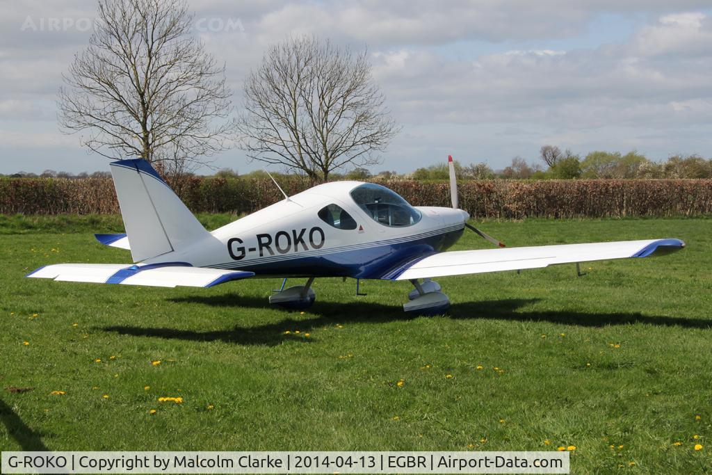 G-ROKO, 2009 Roko Aero NG4 HD C/N 020/2009, Roko Aero NG 4HD at The Real Aeroplane Club's Early Bird Fly-In, Breighton Airfield, April 2014.