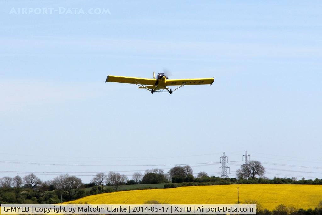 G-MYLB, 1993 Team Mini-Max 91 C/N PFA 186-12419, Team Minimax 91, Fishburn Airfield UK, may 2014.