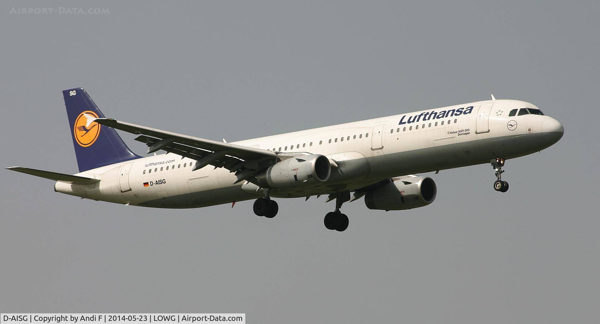 D-AISG, 2000 Airbus A321-231 C/N 1273, Lufthansa Airbus A321-231