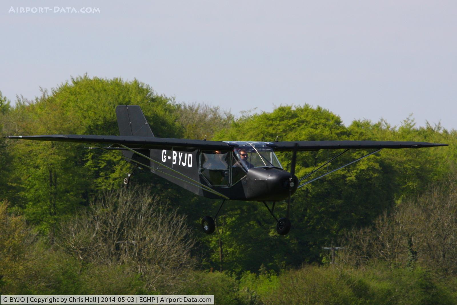G-BYJO, 1999 Rans S-6ES Coyote II C/N PFA 204-13338, at the 2014 Microlight Trade Fair, Popham