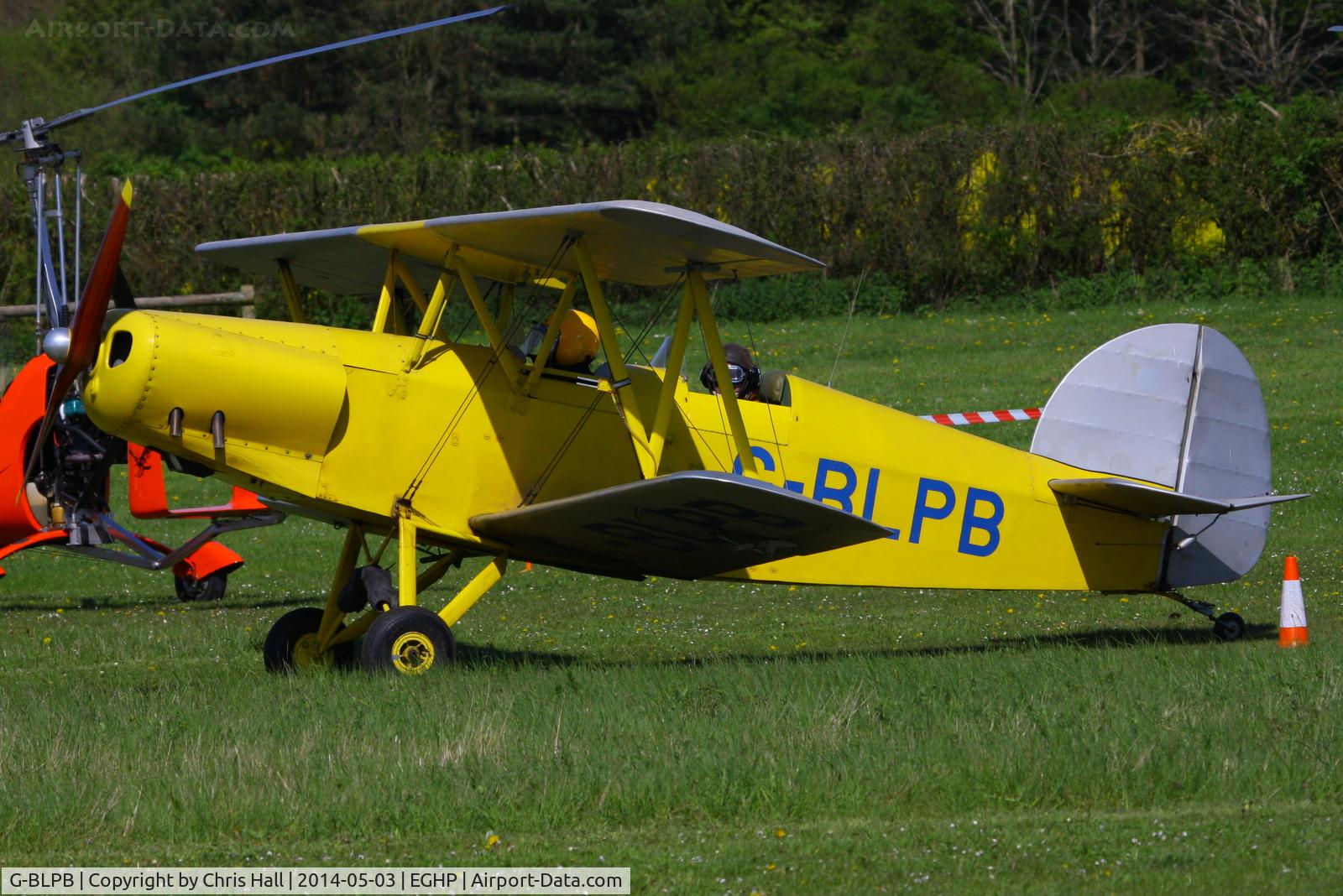 G-BLPB, 1986 Turner Hot 2 Wot (TSW2) C/N PFA 046-10606, at the 2014 Microlight Trade Fair, Popham