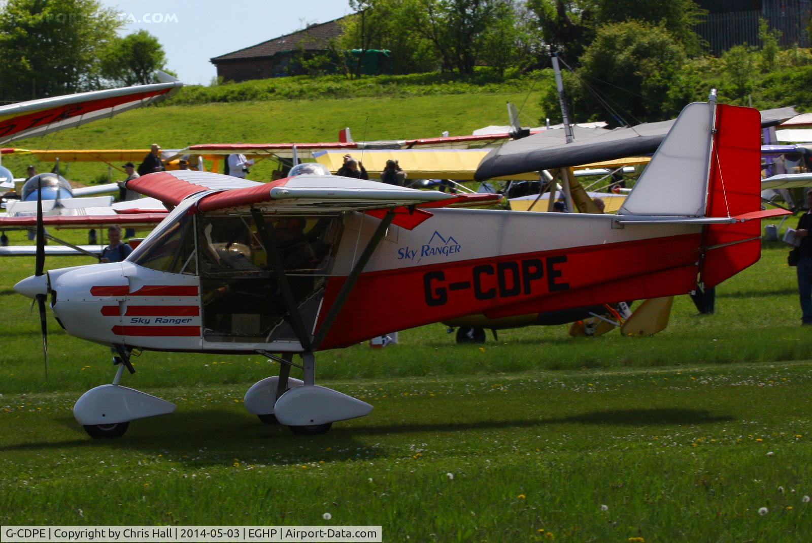 G-CDPE, 2005 Best Off Skyranger 912(2) C/N BMAA/HB/432, at the 2014 Microlight Trade Fair, Popham