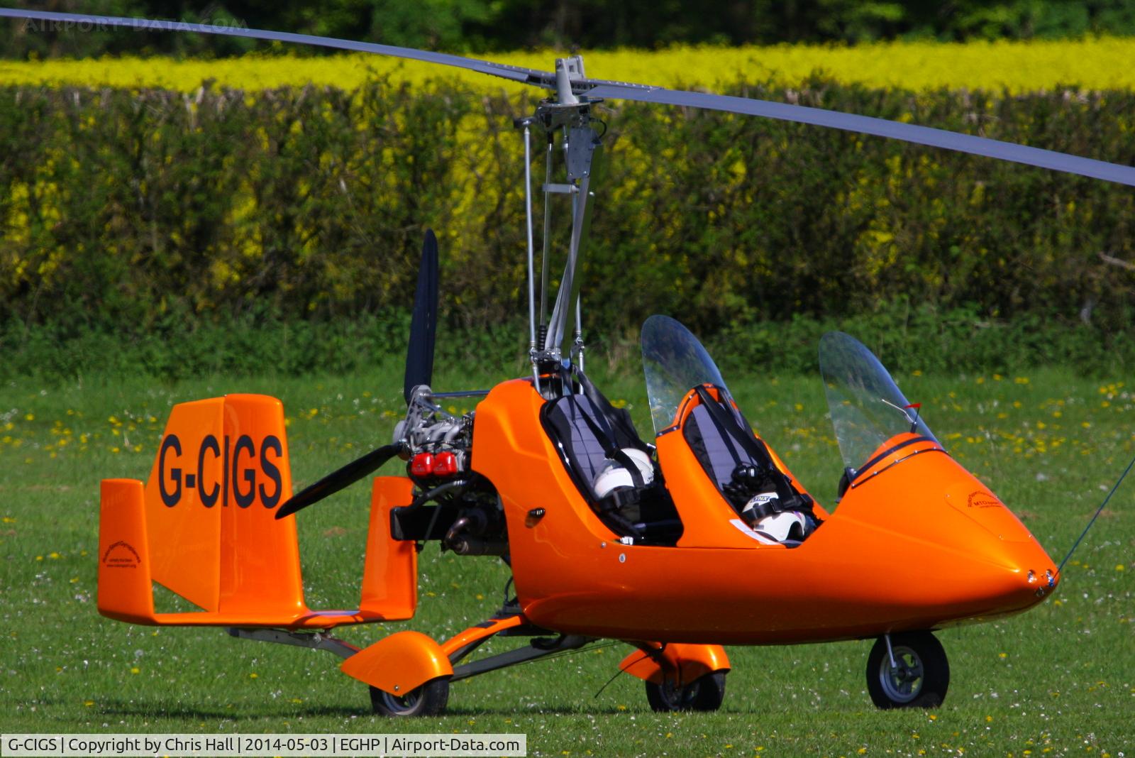 G-CIGS, 2013 Rotorsport UK MTO Sport C/N RSUK/MTOS/052, at the 2014 Microlight Trade Fair, Popham