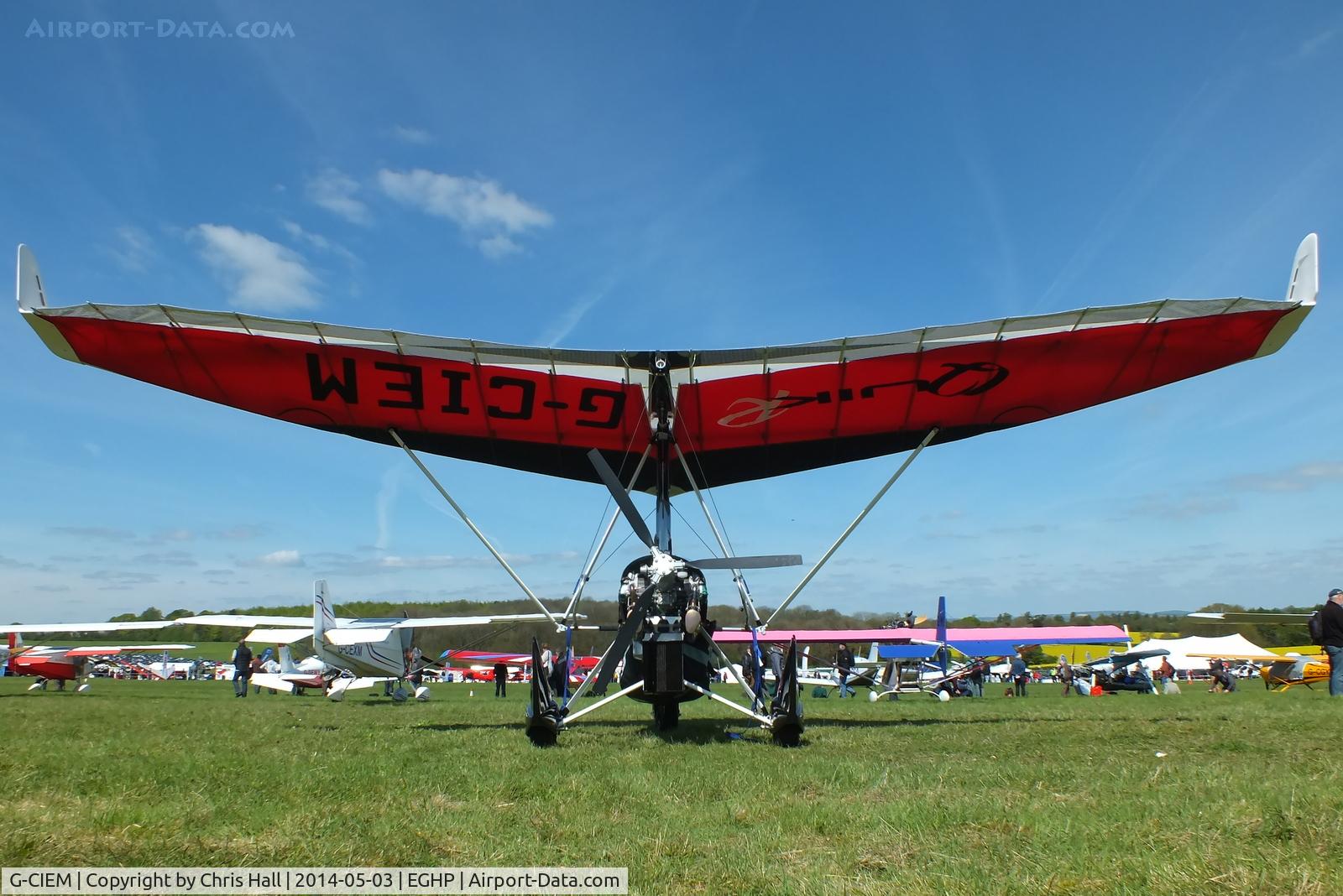 G-CIEM, 2014 P&M Aviation QuikR C/N 8678, at the 2014 Microlight Trade Fair, Popham