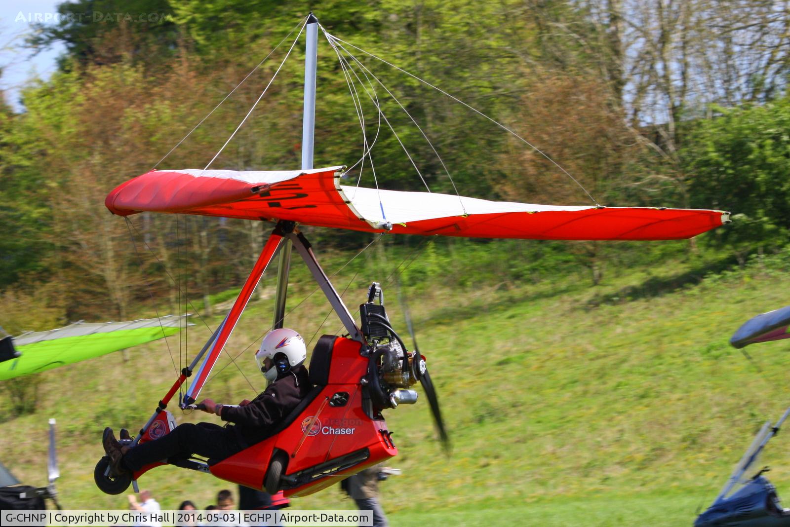 G-CHNP, 2012 Flylight Airsports Dragon Chaser C/N 084, at the 2014 Microlight Trade Fair, Popham