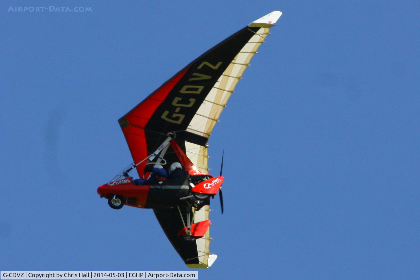 G-CDVZ, 2006 P&M Aviation Quik GT450 C/N 8151, at the 2014 Microlight Trade Fair, Popham