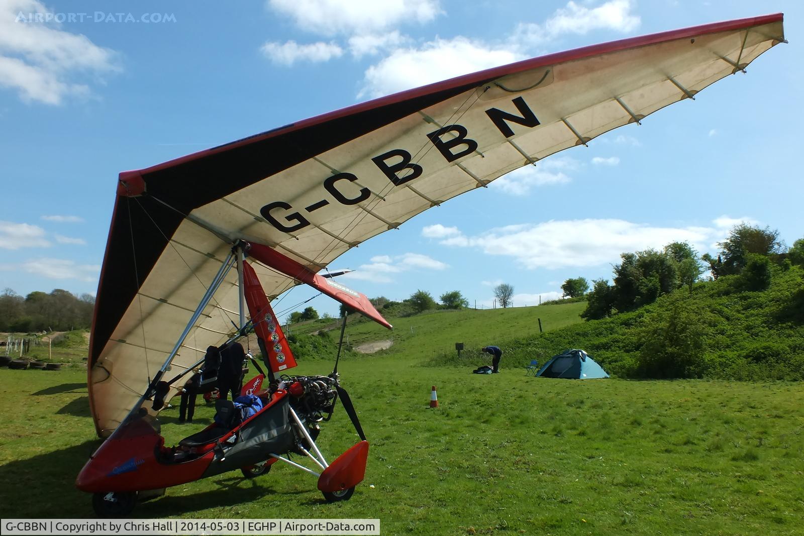 G-CBBN, 2001 Pegasus Quantum 15-912 C/N 7844, at the 2014 Microlight Trade Fair, Popham