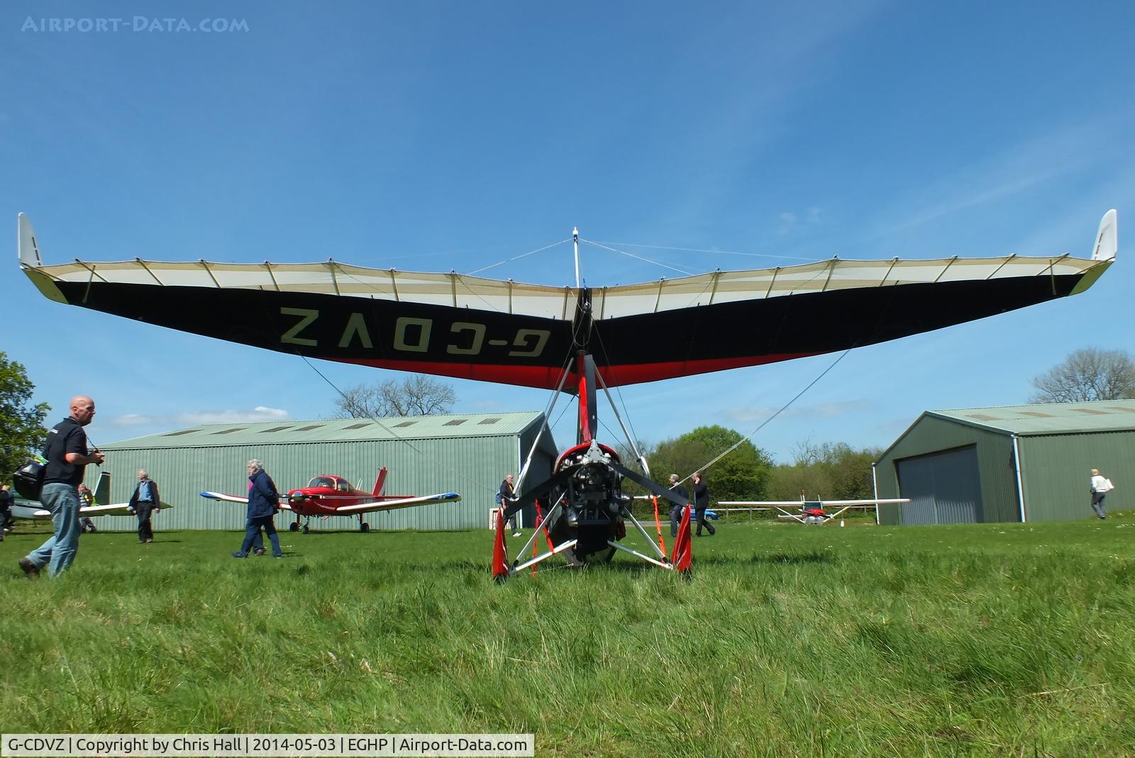 G-CDVZ, 2006 P&M Aviation Quik GT450 C/N 8151, at the 2014 Microlight Trade Fair, Popham