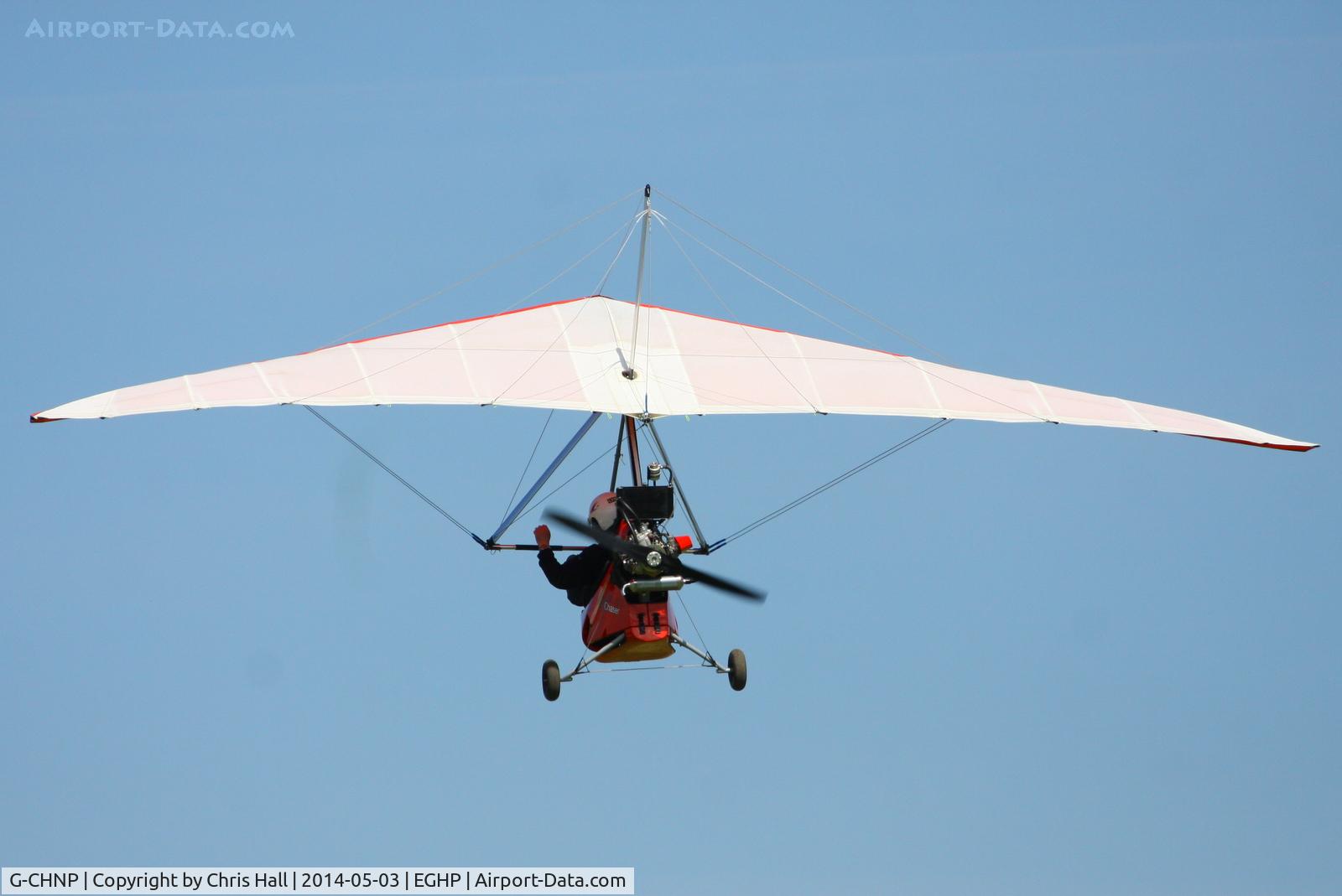 G-CHNP, 2012 Flylight Airsports Dragon Chaser C/N 084, at the 2014 Microlight Trade Fair, Popham