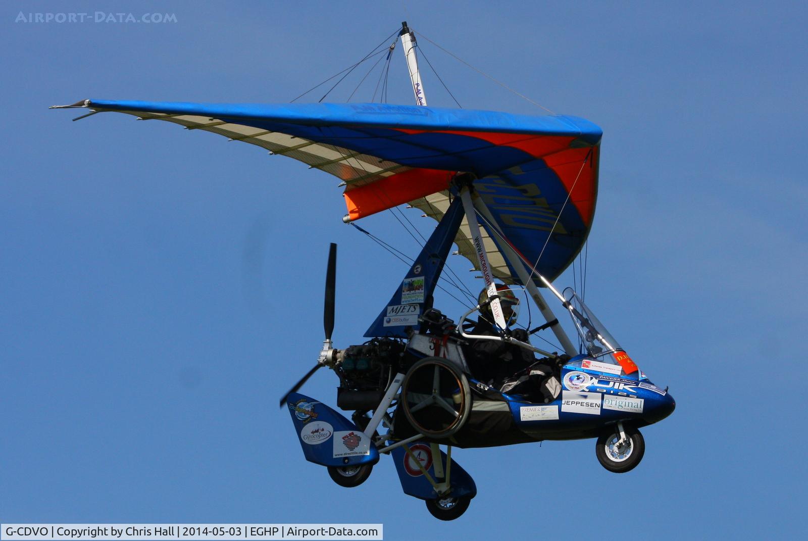 G-CDVO, 2005 P&M Aviation Pegasus Quik C/N 8147, at the 2014 Microlight Trade Fair, Popham