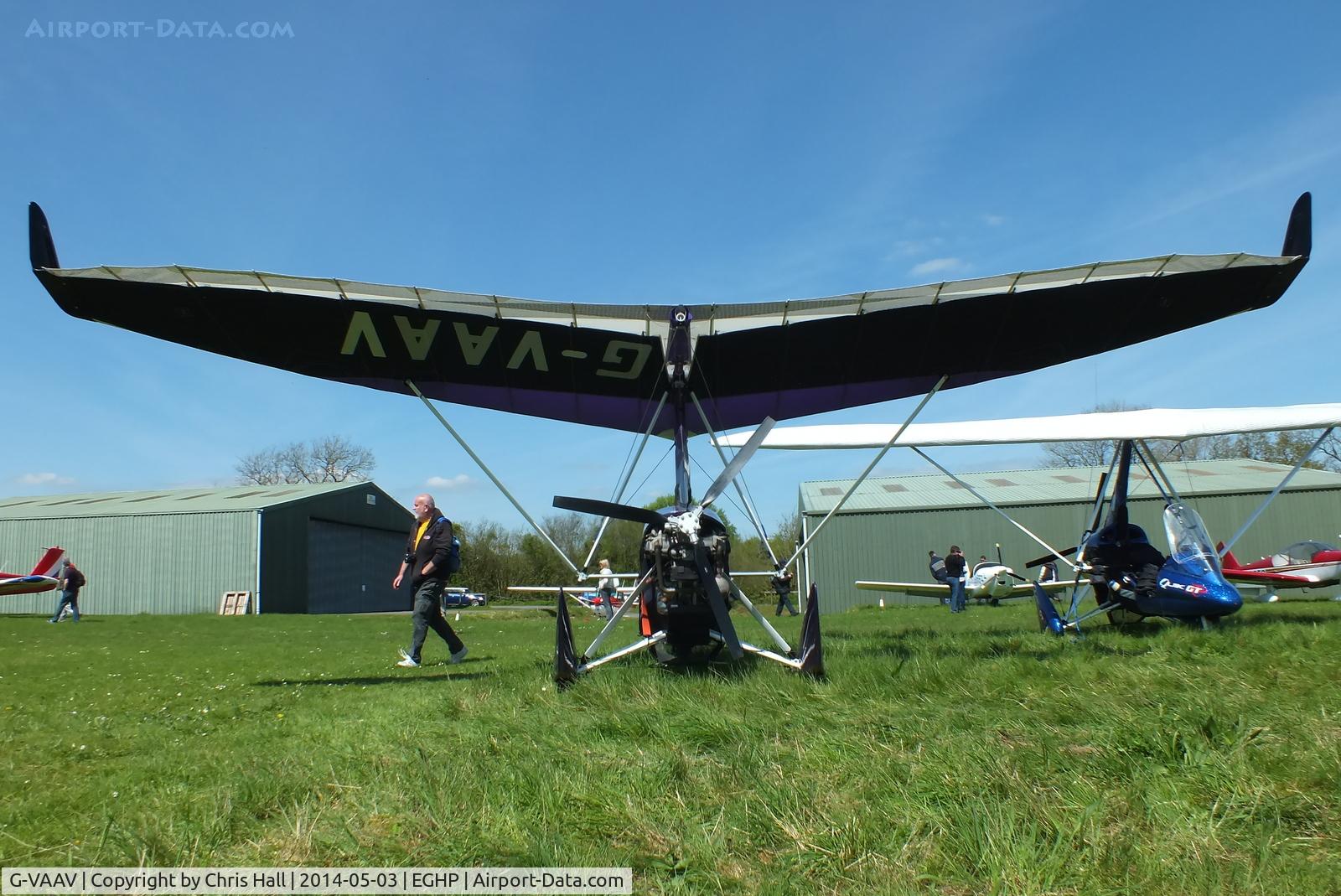 G-VAAV, 2011 P&M Aviation QuikR C/N 8595, at the 2014 Microlight Trade Fair, Popham