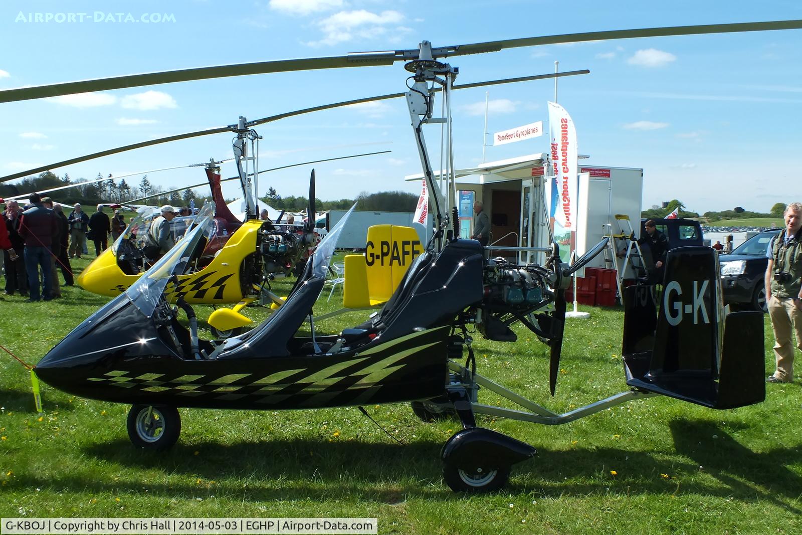 G-KBOJ, 2009 Rotorsport UK MTOsport C/N RSUK/MTOS/016, at the 2014 Microlight Trade Fair, Popham