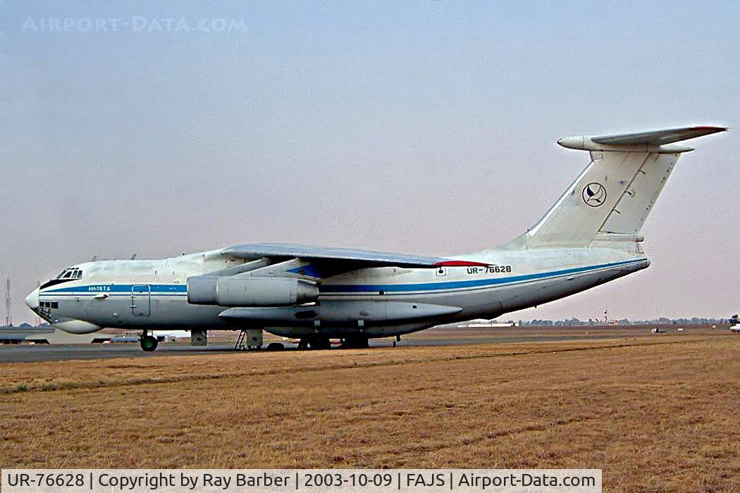 UR-76628, Ilyushin Il-76TD C/N 0053458741, Ilyushin IL-76TD [0053458741] (East Line) Johannesburg-International~ZS 09/10/2003