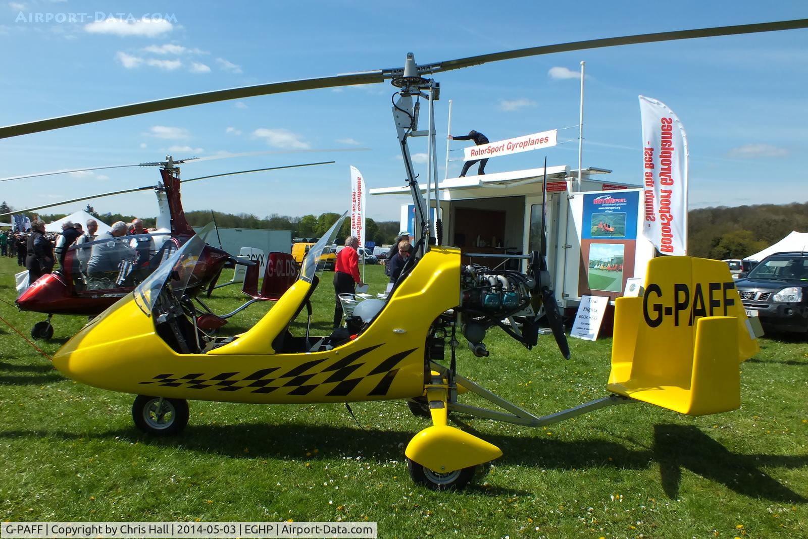 G-PAFF, 2011 Rotorsport UK MTOsport C/N RSUK/MTOS/039, at the 2014 Microlight Trade Fair, Popham