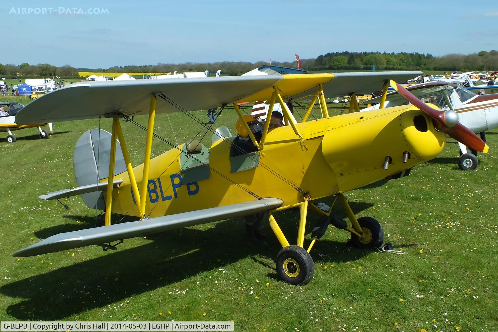 G-BLPB, 1986 Turner Hot 2 Wot (TSW2) C/N PFA 046-10606, at the 2014 Microlight Trade Fair, Popham