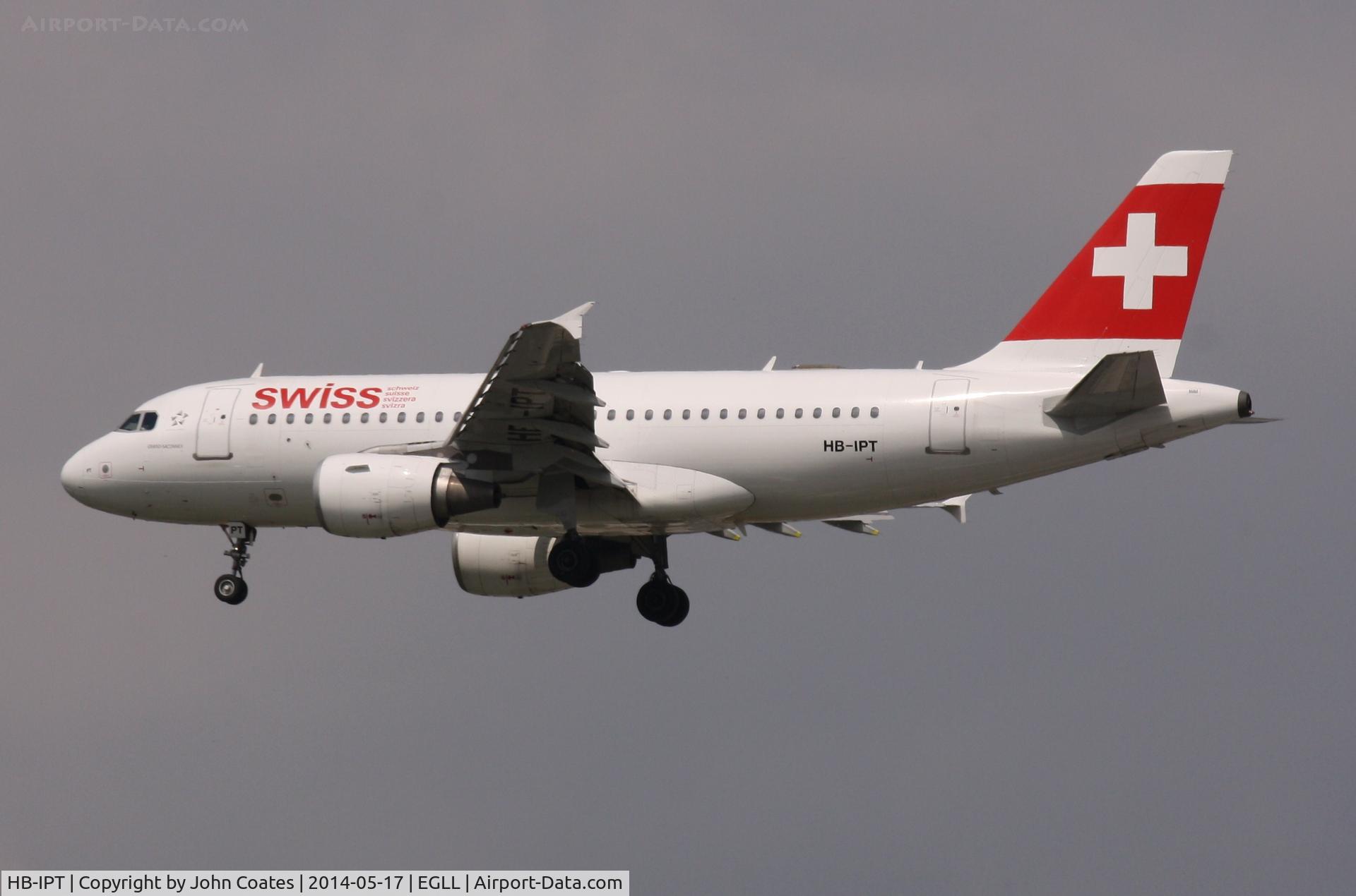 HB-IPT, 1997 Airbus A319-112 C/N 727, Arriving 27L