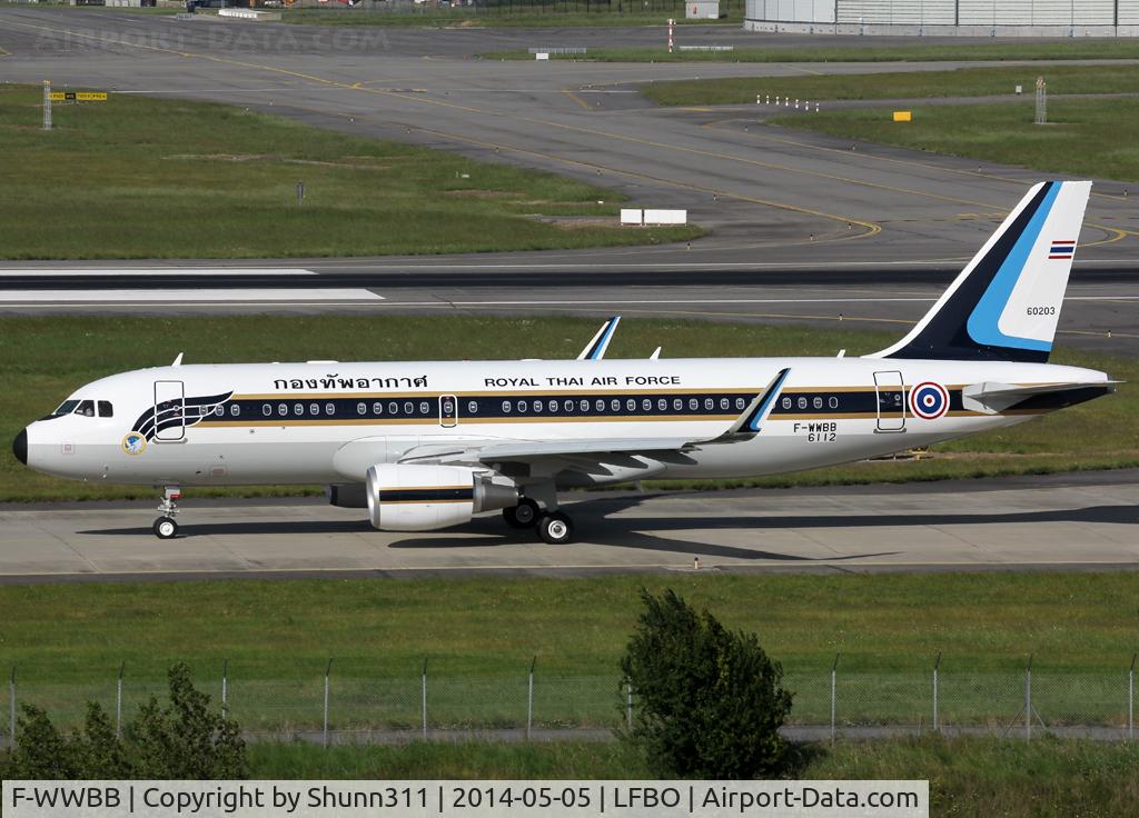 F-WWBB, 2014 Airbus ACJ320 (A320-214/CJ) C/N 6112, C/n 6112 - To be HS-TYT
