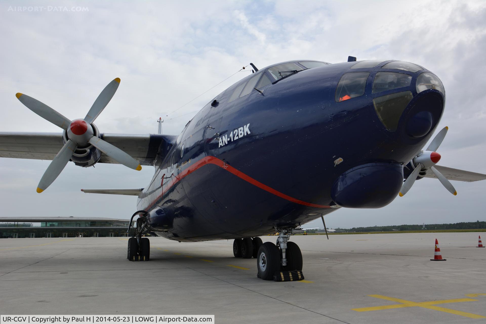UR-CGV, 1966 Antonov An-12BP C/N 6344610, An-12, the front